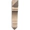 Ekena Millwork Merced Arts & Crafts Smooth Bracket, Douglas Fir, 5 1/2"W x 24"D x 28"H BKT06X24X28MRC03SDF - alternate 2